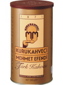 Турецкий кофе Kurukahveci Mehmet Efendi натуральный молотый, 500 г. , Турция