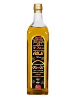Оливковое масло первого холодного отжима Extra Virgin Olive Oil AILE Gida 1 литр , Турция