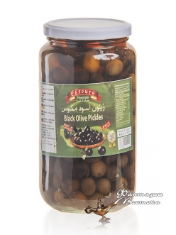 Маслины с косточкой Chtoura , Black Olive Pickles, 1000 гр , Ливан