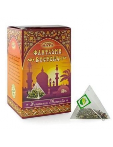 Травяной чай "Фантазии Востока" фиточай  в пирамидках коллекция Фантазии Востока
