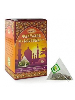 Травяной чай "Фантазии Востока" фиточай  в пирамидках коллекция Фантазии Востока