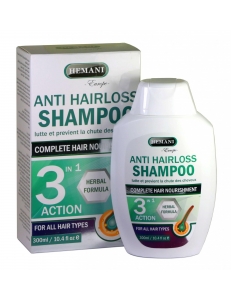Шампунь против выпадения волос Anti Hairloss shampoo 3 в 1 Hemani 