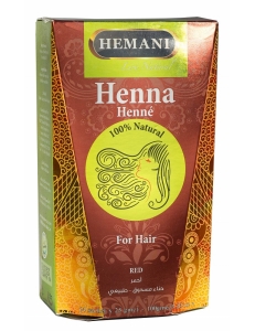Хна для волос Красная / Red Henna Hemani , 4*25 гр