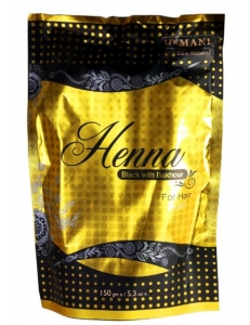 Хна в для волос черная с бахуром / Henna Black with Bakhour , Hemani, 150 гр