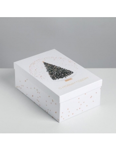 Коробка подарочная «Елочка», 26 × 17 × 10 см