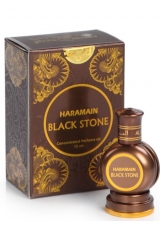 Пробник Арабские масляные духи Black Stone / Черный камень Al Haramain 1 мл.