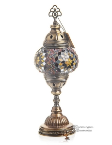 Мозаичный светильник в восточном стиле ручной работы "Мазаик" , 35 см. Турция