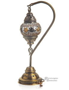 Мозаичный светильник в восточном стиле ручной работы " Качели 4" 38 см , Турция